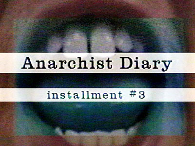 Anarchy Diary: Installment #3