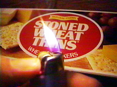 Lighter with Stoned Wheat Thins