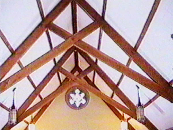Beck Chapel Rafters