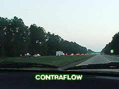 Contraflow on I-55